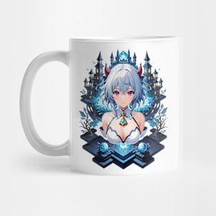 Demon girl castle Mug